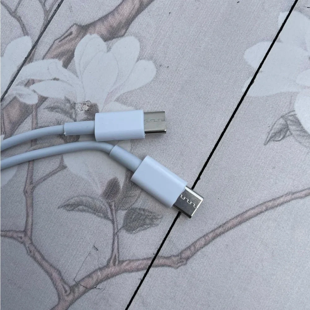 White type C Wall Charger with Cable